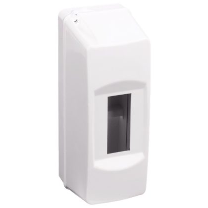   TRACON EDFK-2/1ANP Falon kívüli elosztódoboz, ajtó nélkül, zárópecsételhető 1×2 modul, IP40, (H×W×D=140×50×60mm)