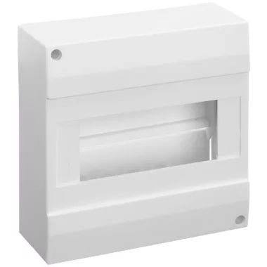 TRACON EDFK-8/1AN Falon kívüli elosztódoboz, ajtó nélkül 1×8 modul, IP40, (H×W×D=160×160×62mm)