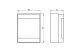 Cutie de distribuție pe perete TRACON EDFKIP65-12-2, cu ușă transparentă, șină N / PE