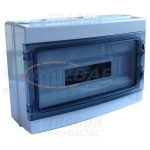   Cutie distribuție PT TRACON EDFKIP65_18_1 cu ușă transparentă, cu șină N / PE, modul 1x18, 285 × 410 × 140mm, IP65, 660V AC