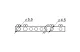 TRACON EDFKN-12/1 Falon kívüli elosztódoboz, fehér ajtóval, N/PE sínnel 1×12 modul, IP40,  - 5