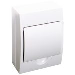   Cutie distribuție PT TRACON EDFKN-6-1, cu ușă albă, șină N / PE