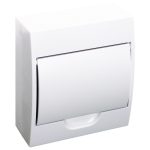   Cutie distribuție PT TRACON EDFKN-8-1, cu ușă albă, șină N / PE