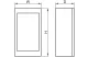 TRACON EDFKS-12/2 Falon kívüli elosztódoboz, füstszínű-sík ajtóval, NPE nélkül 2×12 (24) m - 3