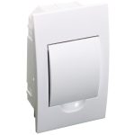 TRACON EDSN-4/1 Süllyesztett elosztódoboz, fehér ajtóval, N/PE sínnel 1×4 modul, IP40, (H×