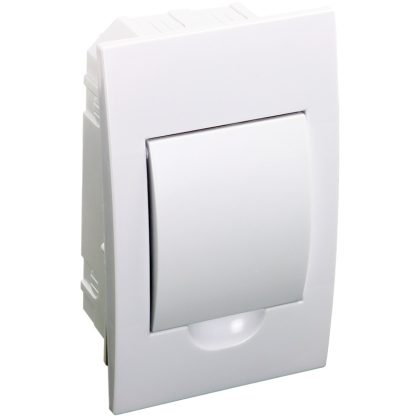 TRACON EDSN-4/1 Süllyesztett elosztódoboz, fehér ajtóval, N/PE sínnel 1×4 modul, IP40, (H×