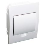 TRACON EDSN-6/1 Süllyesztett elosztódoboz, fehér ajtóval, N/PE sínnel 1×6 modul, IP40, (H×