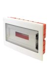 TRACON EDSS-18-1 Cutie de distribuție încastrată cu ușă plină fumurie