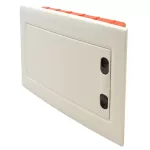   TRACON EDSSN-12/1 Süllyesztett elosztódoboz, fehér-sík ajtóval, NPE nélkül 1×12 (12) modul, IP40, (H×W×D=240×305×80mm)