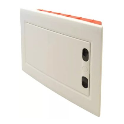   TRACON EDSSN-12-1 Cutie de distribuție încastrată cu ușă albă și plată
