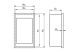 TRACON EDSSN-12-2 Cutie de distribuție încastrată cu ușă alb-plat, șină N / PE