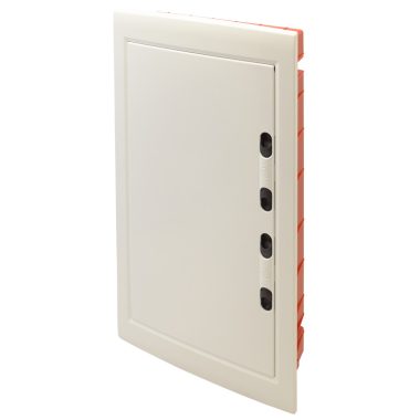 TRACON EDSSN-12/3 Süllyesztett elosztódoboz, fehér-sík ajtóval, NPE nélkül 3×12 (36) modul