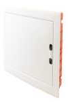 TRACON EDSSN-18-2 Cutie de distribuție încastrată cu ușă albă și plată