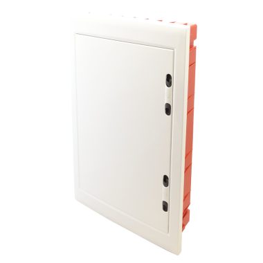 TRACON EDSSN-18/3 Süllyesztett elosztódoboz, fehér-sík ajtóval, NPE nélkül 3×18 (54) modul