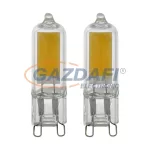  EGLO 11676 LED fényforrás G9 COB LED 2W 3000K 200Lm 2db-os szett