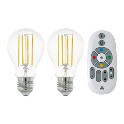   EGLO 12255 2X LEDfényforrás-ZIG-E27-A60 6W4000Kátl+1távir