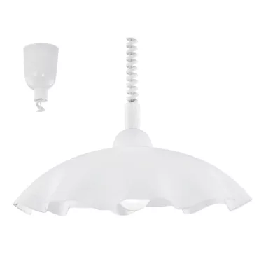 EGLO 13992 Húzós függeszték E27 1*60W fehér Carola