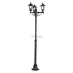   EGLO 22145 Kültéri álló E27 3x60W m:192cm d:55cm alumínium öntvény fekete, átlátszó üveg IP33 Laterna 4