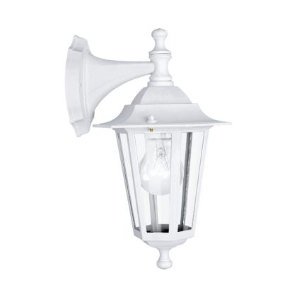 EGLO 22462 Kült.fali le E27 1x60W fehér Laterna5