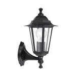 EGLO 22468 Kült.fali fel E27 1x60W fekete Laterna4