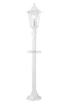 EGLO 22995 Kültéri álló E27 1x60W m:100cm d:20,5cm alumínium öntvény fehér, átlátszó üveg IP33 Laterna 5