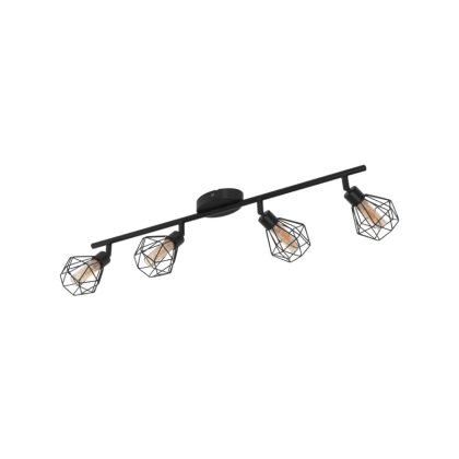   EGLO 32767 LED mennyezeti lámpaG9 4x3W fekete/borostyán Zapata