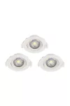 EGLO 32896 LED beépíthető 3x5W 3000K fehér állítható Sartiano