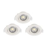  EGLO 32896 LED beépíthető 3x5W 3000K fehér állítható Sartiano
