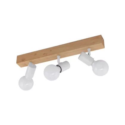 EGLO 33171 Fali/mennyezeti E27 3x60W tölgy/fehér Townshend