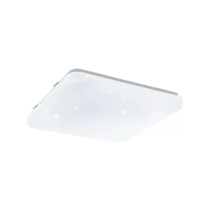   EGLO 33607 LED mennyezeti lámpa 11,5W 28x28cm kristály hatású bura 4000K FRANIA-S