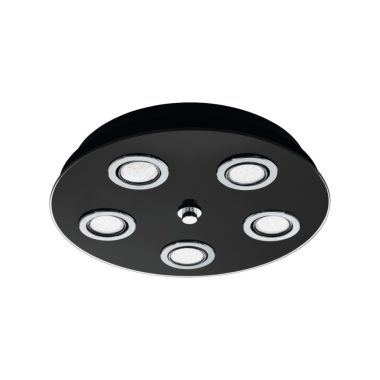 EGLO 33805 LED menny GU10 5x3W fekete Grattino