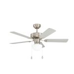   EGLO 35074 Cadiz Mennyezeti ventilátoros lámpa 40W d=1066mm Ma=461mm matt nikkel / fehér A++ - E