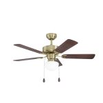   EGLO 35075 Cadiz Mennyezeti ventilátoros lámpa 40W d=1066mm Ma=461mm óarany / fehér A++ - E