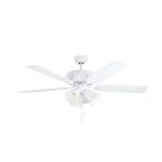   EGLO 35076 LasPalmas Mennyezeti ventilátoros lámpa 3x40W d=1320mm Ma=474mm matt fehér / opál A++ - E