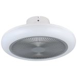  EGLO 35138 LED-CCT mennyezeti ventilátoros lámpa Kostrena 3X8,5W 3300lm 2700-6500K 3 fokozat Fehér, szürke