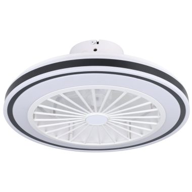 EGLO 35182 LED-CCT mennyezeti ventilátoros lámpa Almeria 3X8,5W 3300lm 2700-6500K 3 fokozat fekete, fehér