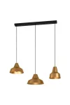 EGLO 390016 Függeszték E27 3x40W fekete/arany Savarna