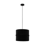 EGLO 390033 Függeszték E27 1x40W fekete Paraguaio