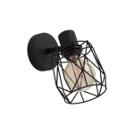 EGLO 390042 Fali E27 1x40W fekete Tossino