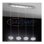 EGLO 39007 LED kristály függeszték 4x5W 166x91cm Corliano