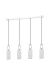 EGLO 390129 Függeszték 4xE27 króm/fehér Majana