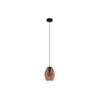 EGLO 390159 függeszték  1xE27 fek/barna-átl. Estanys 1