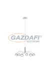 EGLO 39148 LED függeszték 6x3,3W króm/átlátszó fekete Malagon EGLO 39148 LED függeszték 6x3,3W króm/átlátszó fekete Malagon