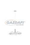 EGLO 39149 LED függeszték 8x3,3W króm/átlátszó fekete Malagon