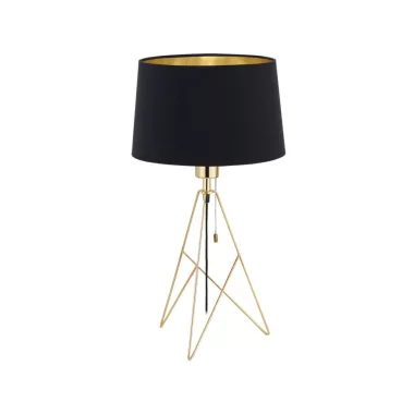 EGLO 39179 Asztali E27 60W fekete/arany Camporale