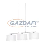 EGLO 39219 függeszték E27 3x60W 92cm króm/fehér Dolorita