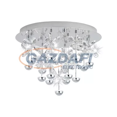 EGLO 39245 LED mennyezeti 15x1,8W króm/kristály Pianopoli