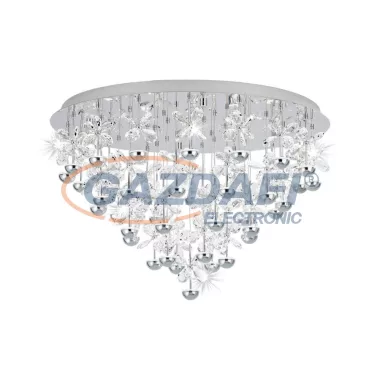 EGLO 39246 LED mennyezeti 43x1,8W króm/kristály Pianopoli