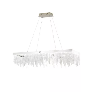 EGLO 39283 LED függelék 39W 115x32cm króm/kristály Antelao