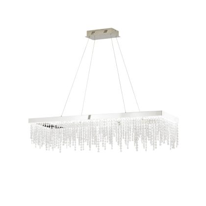   EGLO 39283 LED függelék 39W 115x32cm króm/kristály Antelao